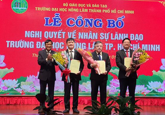 PGS.TS Huỳnh Thanh Hùng được giao quyền hiệu trưởng Trường ĐH Nông Lâm TP.HCM