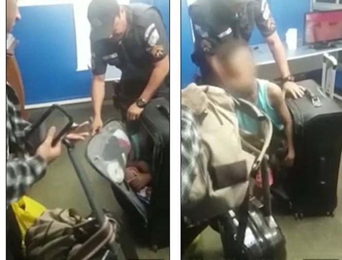 Nhét bé trai 11 tuổi vào va li đem về nuôi