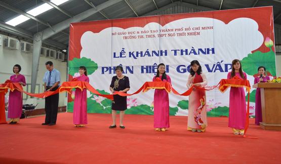 Trường TH-THCS-THPT Ngô Thời Nhiệm: Thêm một phân hiệu tại Gò Vấp