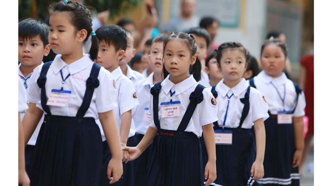 Học sinh đã tựu trường chuẩn bị cho ngày khai giảng năm học mới /// NGỌC DƯƠNG