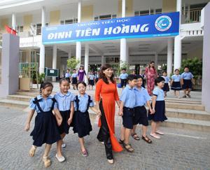 Nhiều trường học mới được đưa vào sử dụng