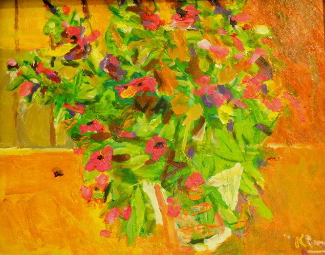 Những bức tranh trong trẻo của họa sĩ 82 tuổi