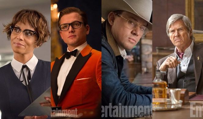 Những hình ảnh đầu tiên của dàn sao đình đám trong ‘Mật vụ Kingsman 2