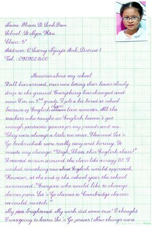 Những kỷ niệm về mái trường