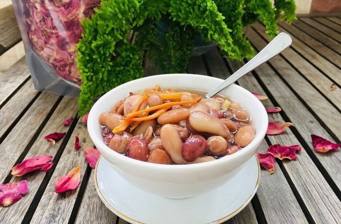 Chè ngũ đậu thảo quả