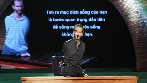Nick Vujicic giao lưu với 500 em nhỏ ở TP HCM