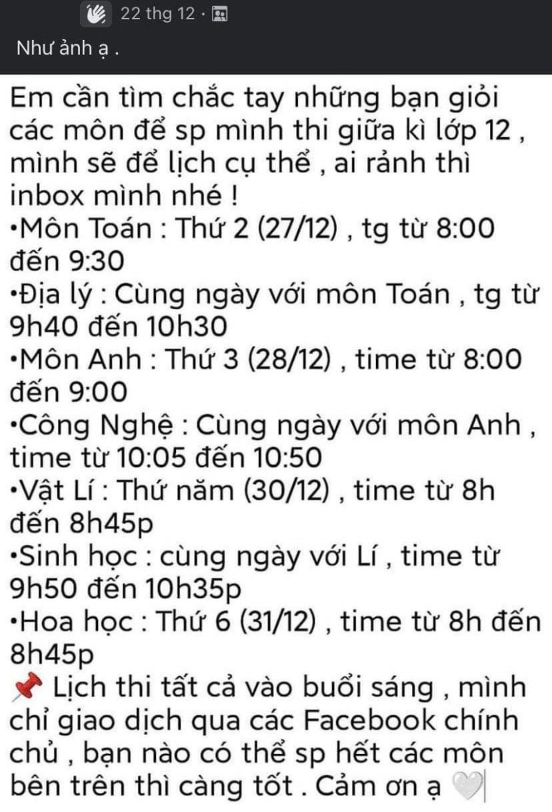 Nở rộ hội nhóm... thi hộ trực tuyến - ảnh 2