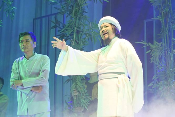 NSƯT Minh Vương trong vở Tổ quốc nơi cuối con đường /// ẢNH: TỐ TÂM