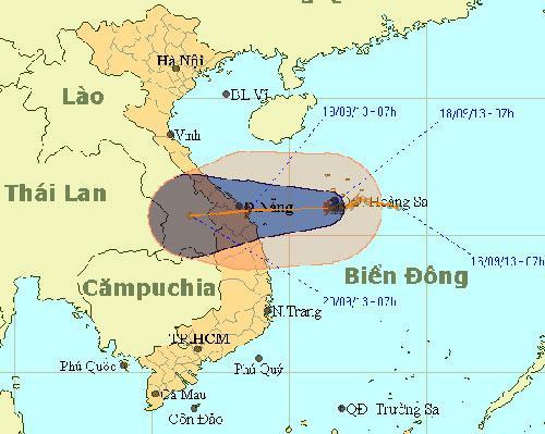 Nước biển dâng cao đến 2 mét trong bão số 8