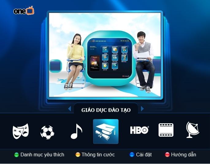 OneTV ra mắt dịch vụ “Giáo dục Đào tạo”