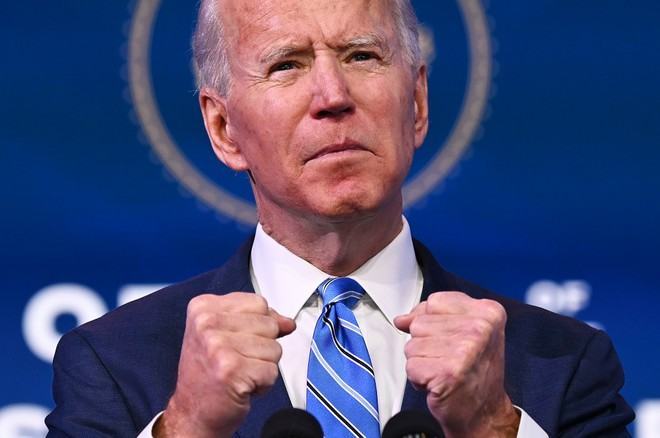 Tổng thống tân cử Mỹ Joe Biden phát biểu tại thành phố Wilmington, bang Delaware /// Reuters