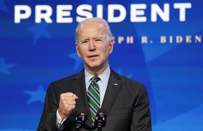 Tổng thống tân cử Joe Biden phát biểu ngày 16.1 	  /// Ảnh: Reuters