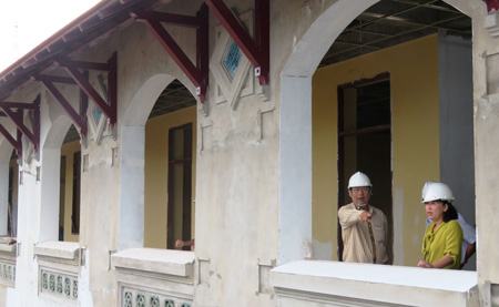 Dự án Trường THPT Châu Văn Liêm liên tục chậm tiến độ