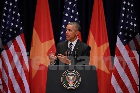 Ông Obama phát biểu trước hơn 2.000 học sinh, sinh viên Hà Nội