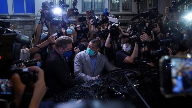 Ông trùm truyền thông Hồng Kông Jimmy Lai được tại ngoại