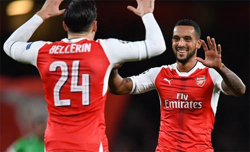 Ozil ghi hat-trick, Arsenal thắng 6-0 ở Champions League