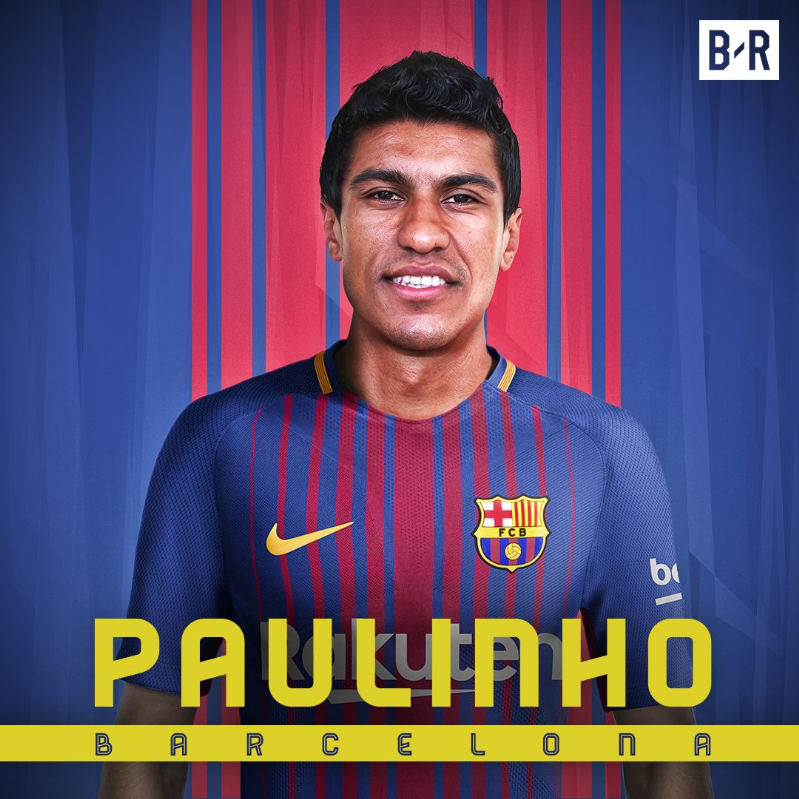 Paulinho trở thành cầu thủ đắt giá thứ 4 lịch sử Barca