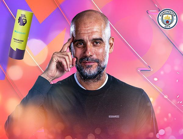 Pep giành danh hiệu HLV xuất sắc nhất Premier League