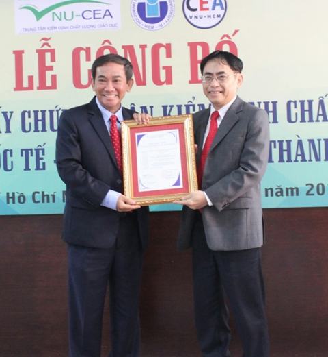 Trường ĐH Quốc tế: Đạt kiểm định chất lượng theo bộ chuẩn của Bộ GD-ĐT