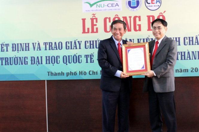 Trường ĐH Quốc tế đạt chuẩn kiểm định MOET của Bộ GD-ĐT