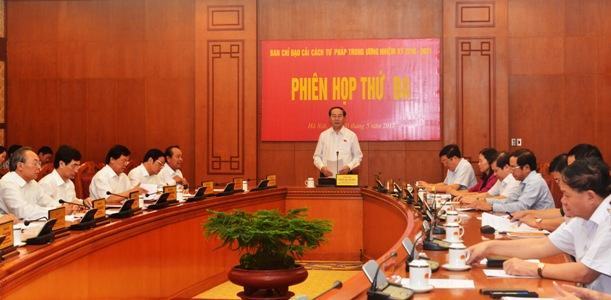 Cải cách tư pháp là nội dung quan trọng