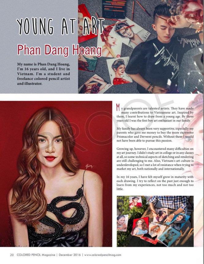 Phạm Đăng Hoàng muốn đem tranh truyền thần đi khắp thế giới 