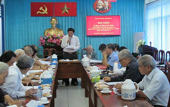 Liệt sĩ Phan Văn Hân: Đảng viên gương mẫu, tận tụy, phục vụ nhân dân