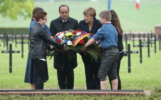 Pháp, Đức kêu gọi châu Âu đoàn kết nhân 100 năm trận Verdun