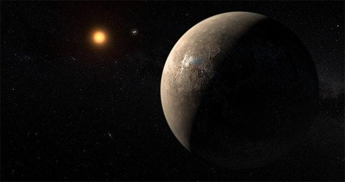 Ảnh đồ họa mô tả "bản sao Trái đất" Proxima b