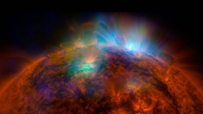 Hình ảnh mặt trời	 /// Ảnh: NASA/JPL-Caltech