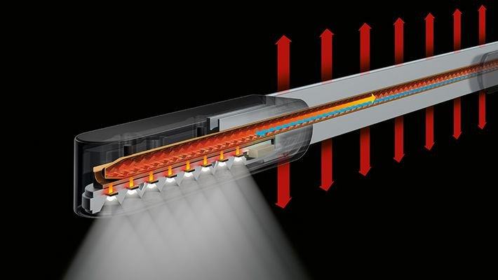 Hầu hết mọi bóng đèn của đối thủ đều nóng lên trong khi sử dụng nhưng bóng đèn LED của Dyson thì không. 