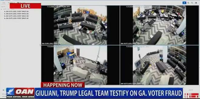 Phe Tổng thống Trump đưa ra hình ảnh ‘gian lận trắng trợn’ ở Georgia