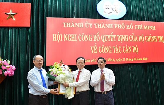 Ông Trần Lưu Quang làm Phó Bí thư Thành ủy TP.HCM