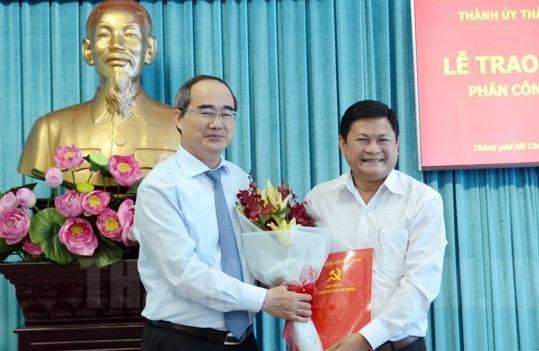 Phó chủ tịch TP.HCM Huỳnh Cách Mạng giữ chức Phó trưởng ban Tổ chức Thành ủy