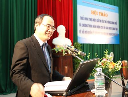 Phó Thủ tướng Nguyễn Thiện Nhân dự hội thảo tại ĐH Huế
