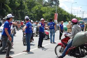 Phối hợp đảm bảo an toàn giao thông trong các kỳ thi