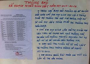 Phòng GD-ĐT làm ngược quy định của sở