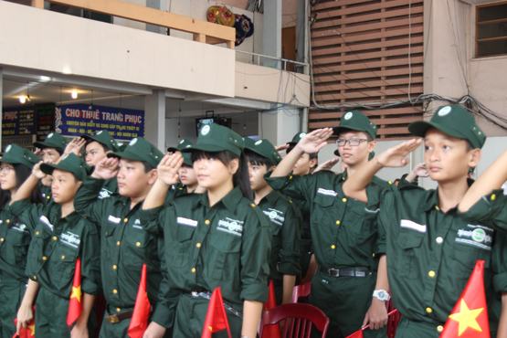 Gần 100 chiến sĩ “nhí” tham gia làm cảnh sát PCCC