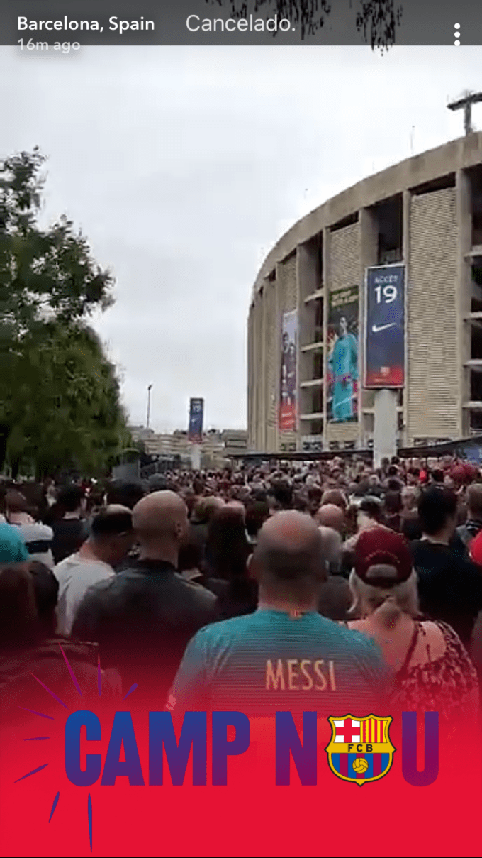 Barca phải đá trên sân Nou Camp không khán giả