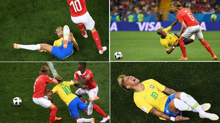 Neymar ngã sấp, ngã ngửa’ nhiều nhất tại World Cup 20 năm qua