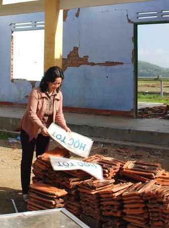 Phú Yên: hàng trăm học sinh vẫn phải học tạm