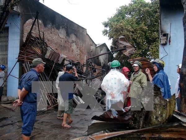 Phú Yên: Hỏa hoạn thiêu rụi một cơ sở sửa chữa cơ khí