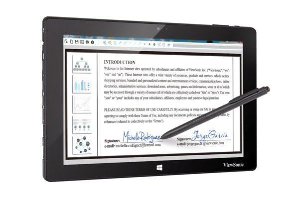 ViewSonic ra mắt máy tính bảng 10 inch PT1080 Pen Tablet