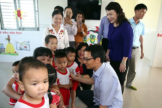 Phó Thủ tướng Vũ Đức Đam: Tạo điều kiện tối đa cho giáo dục mầm non