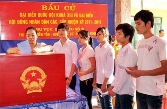 Bầu cử Quốc hội khóa XIV vào ngày 22-5-2016