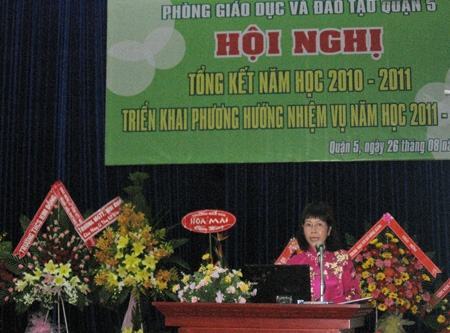 Quận 5 triển khai nhiệm vụ năm học mới