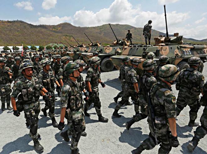 Quân đội Campuchia nhận viện trợ 600 triệu NDT từ Trung Quốc