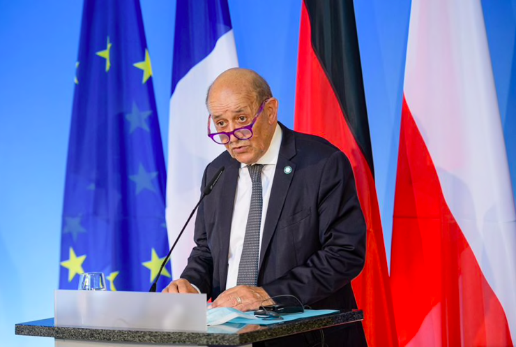 Ngoại trưởng Pháp Jean-Yves Le Drian. (Ảnh: Reuters)