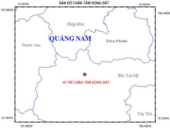 Quảng Nam: Lại động đất ở thuỷ điện Sông Tranh 2