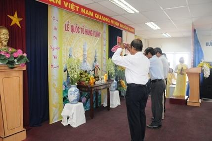 Lễ hội giỗ tổ Hùng Vương tại Trường TC Quang Trung